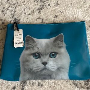 Cats eye London cat vinyl pouch.